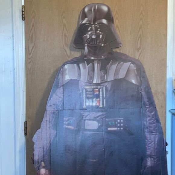 Official 2007 Star Wars Darth Vader Life Size 6ft 3in Cardboard Cut Out - Picture 1 of 15